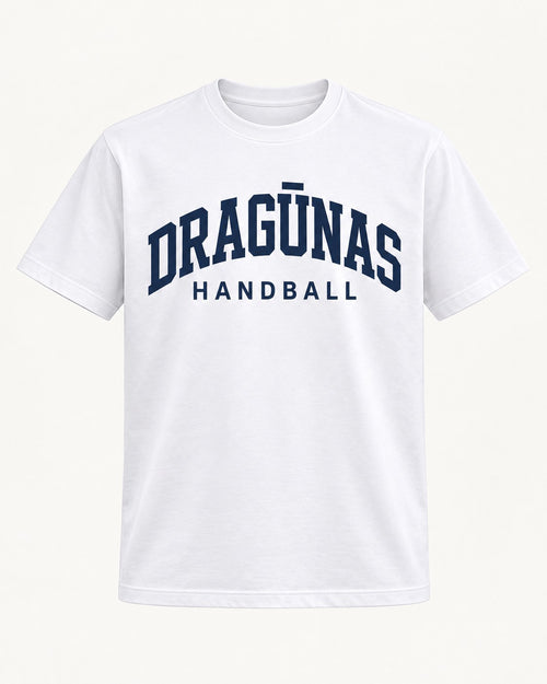 DRAGŪNAS HANDBALL marškinėliai, balta